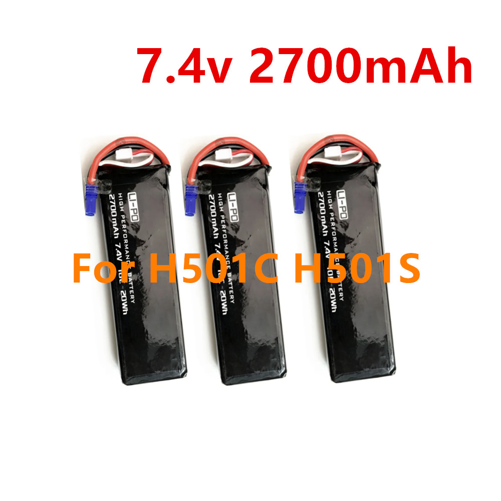 Drone Gimbal 2 Axis - Batteria Originale 7.4V 2700mAh 10C per