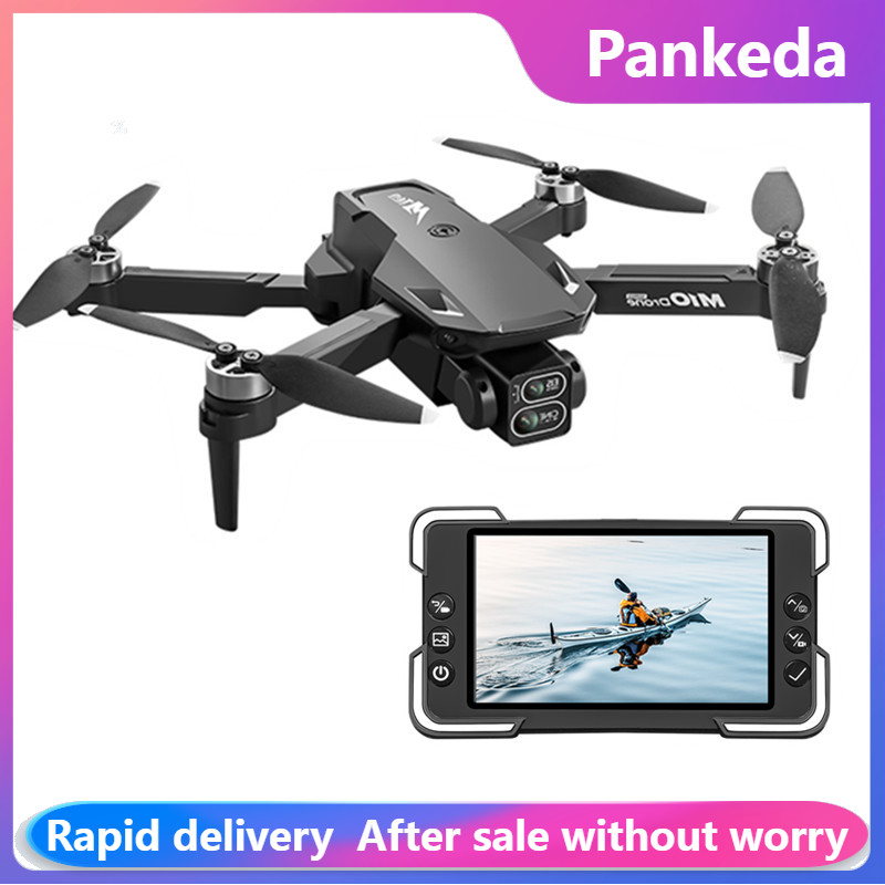 Drone Gimbal Brushless - Drone con Telecamera M10, Telecomando con