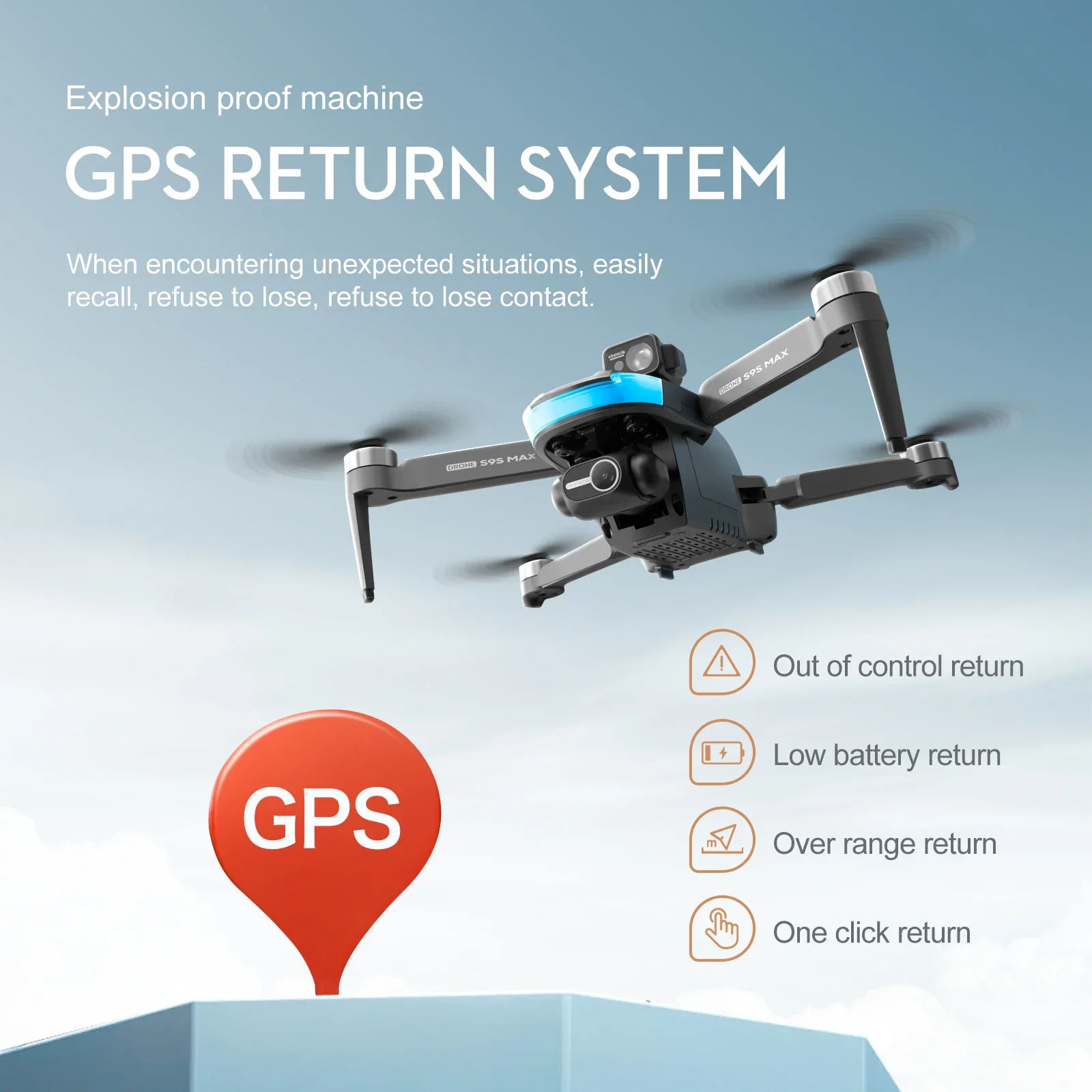 NUOVO S9S MAX MINI Drone 4K 2  - Drone Gimbal Case recensione e prezzo